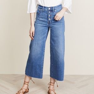 Madewell Wide-Leg Crop Jeans
